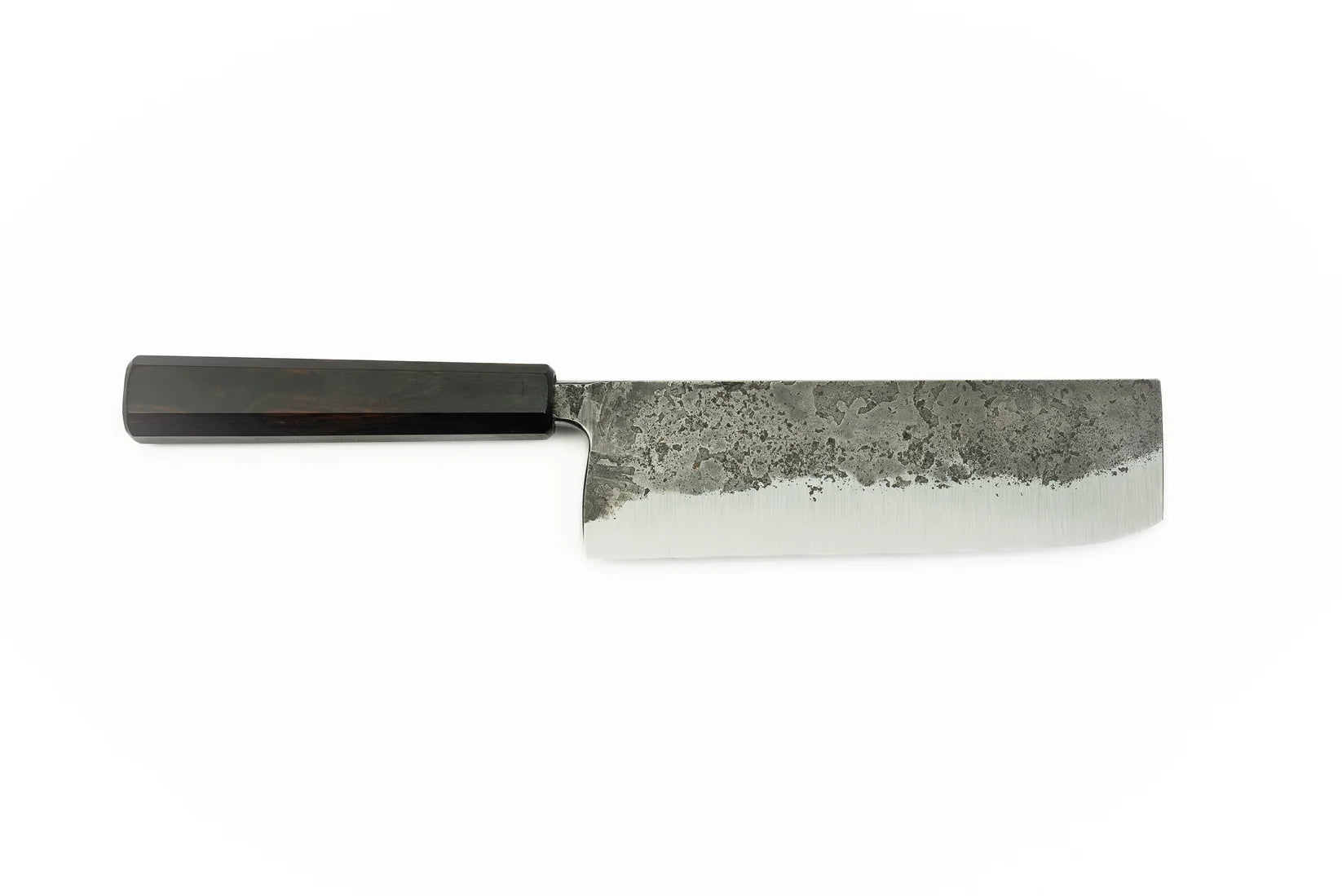 Acre Cavallo Carbon Steel Nakiri 160mm Desert Ironwood Handle