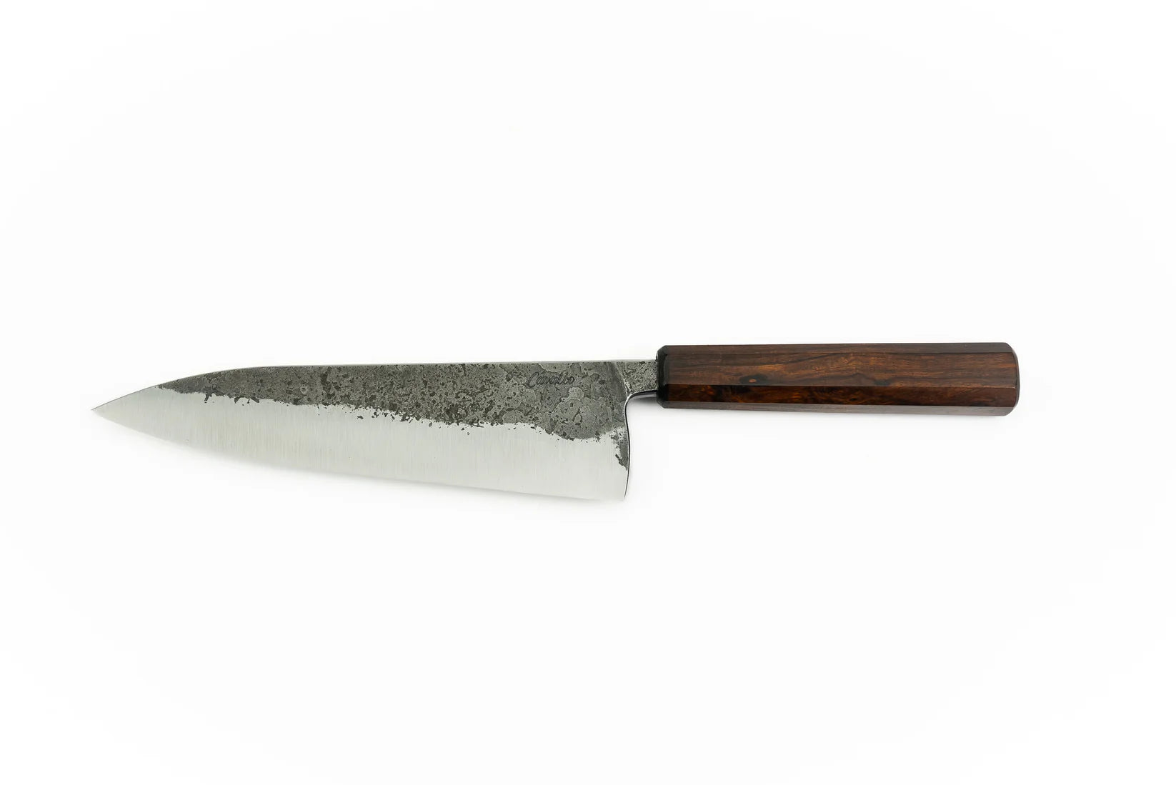 Acre Cavallo Carbon Steel Gyuto 185mm Desert Ironwood Handle - Seisuke Knife