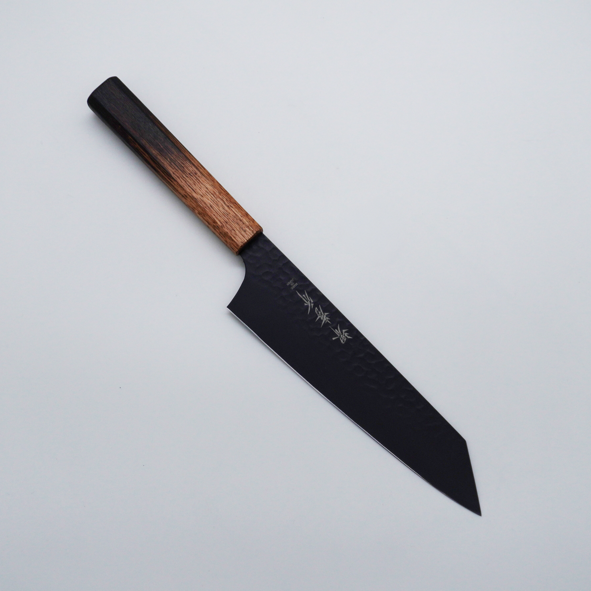 Seisuke TAKUMI Sakai Takayuki Kurokage VG10 Hammered Teflon Coating Kengata Gyuto 190mm