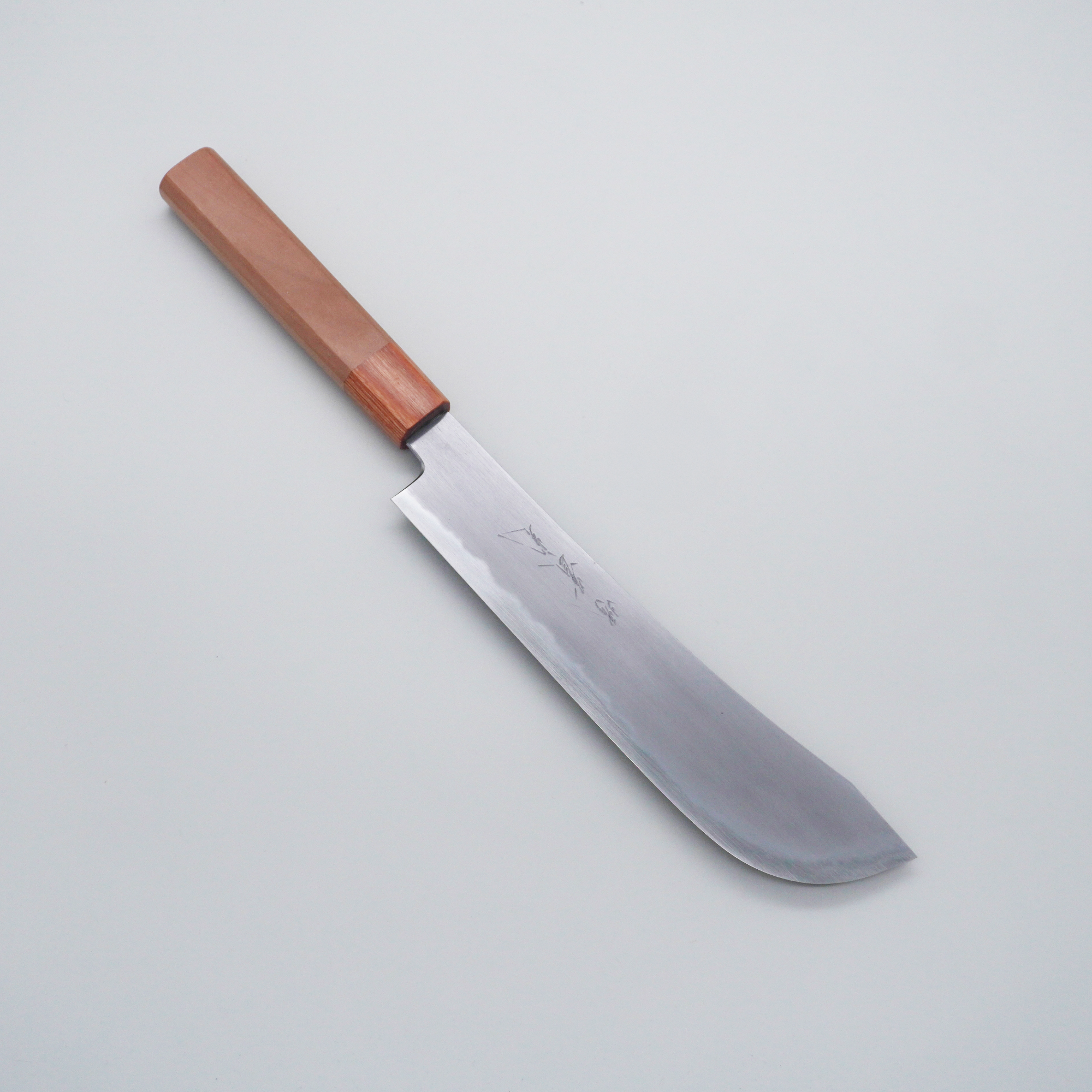 Seisuke TAKUMI Trade-In Jikko White Steel No.2 Kasumi Kujira Gyuto 210mm Cherry Wood Handle - Seisuke Knife