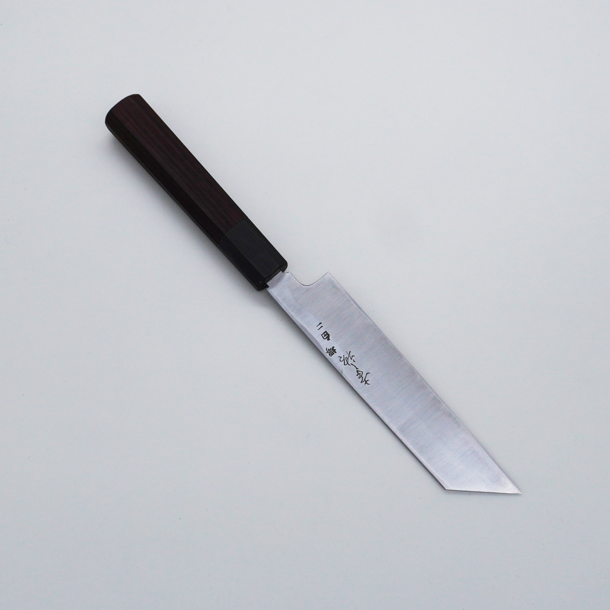 Seisuke TAKUMI Trade-In Konosuke White Steel No.2 Kasumi Mukimono 180mm Shitan & Buffalo Horn Handle with Saya - Seisuke Knife