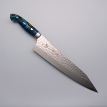  Yu Kurosaki Senko Ei SG2 Gyuto 240mm Custom Wood and Blue Resin Handle - Seisuke Knife