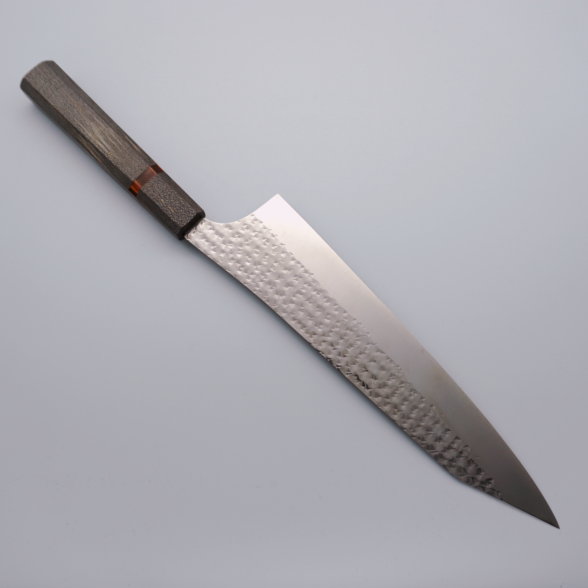 Yu Kurosaki Senko Ei SG2 Gyuto 240mm Grey Dyed Birch & Gold Resin Handle - Seisuke Knife
