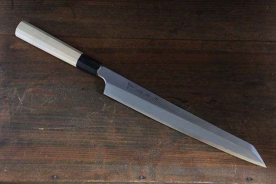 Sakai Takayuki Japanese Chef Series Silver Steel No.3 Kiritsuke (Japanese Sword) Yanagi Knife 270mm - Seisuke Knife