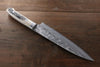 Takeshi Saji VG10 Black Damascus Gyuto 240mm Cow Bone Handle - Seisuke Knife - Slide 2