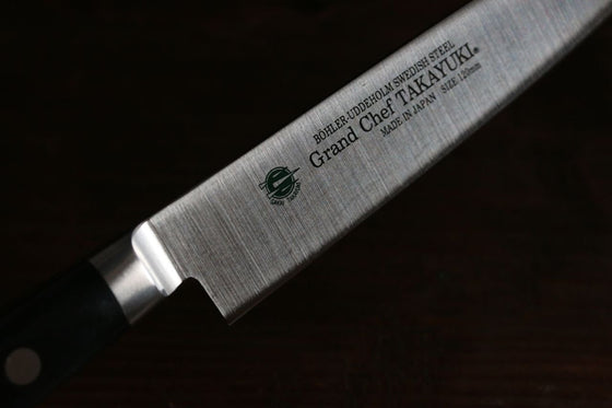 Sakai Takayuki Grand Chef Swedish Steel-stn Petty-Utility  90mm - Seisuke Knife