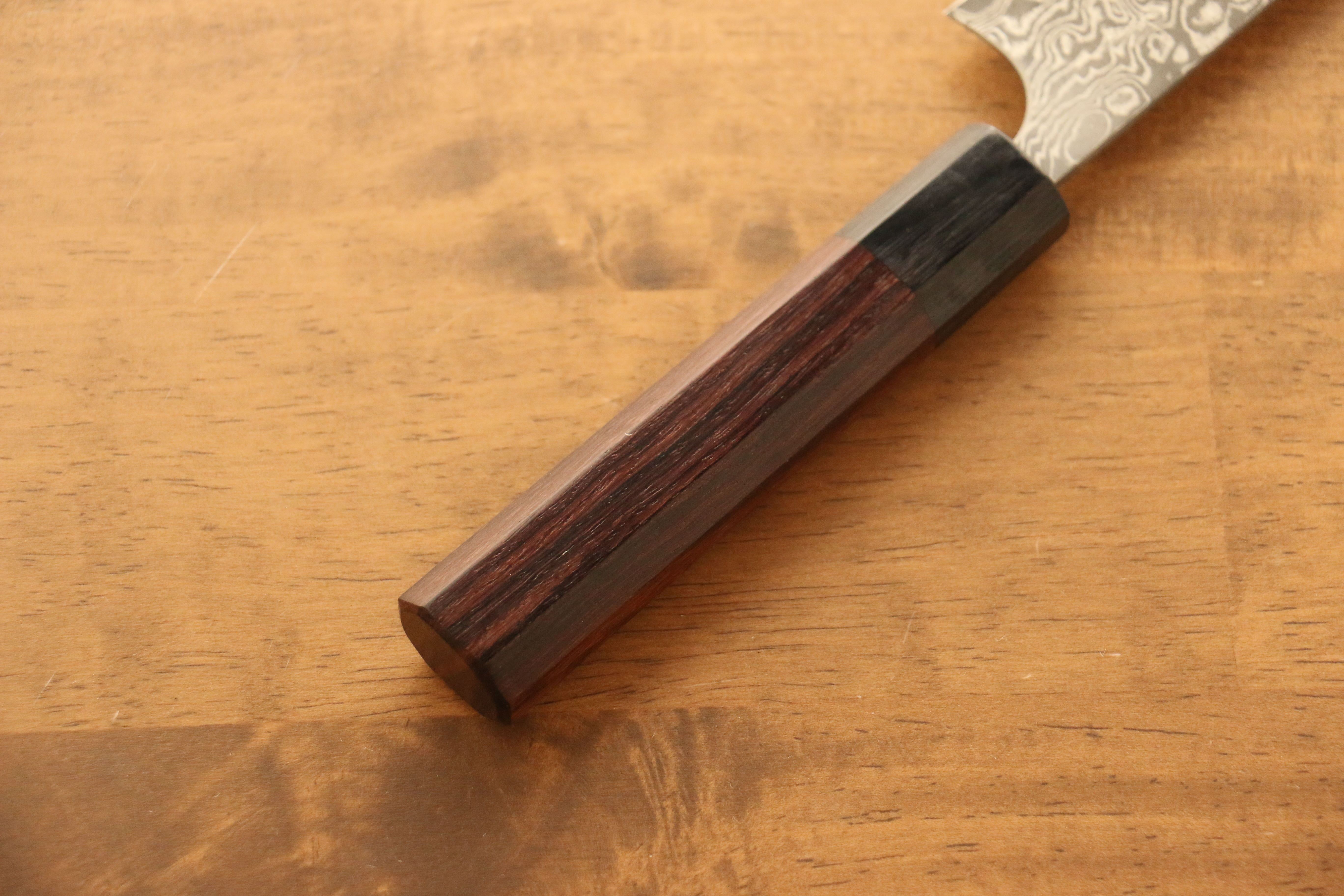 Masakage Kumo VG10 Damascus Small Bunka 120mm with Shitan Handle - Seisuke Knife