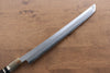 Jikko Shiko White Steel Sakimaru Yanagiba  300mm Ebony with Double Ring Handle - Seisuke Knife - Slide 3