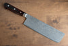 Yoshimi Kato VG10 Damascus Nakiri 180mm Red Pakka wood Handle - Seisuke Knife - Slide 1