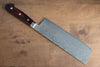 Yoshimi Kato VG10 Damascus Nakiri 180mm Red Pakka wood Handle - Seisuke Knife - Slide 2