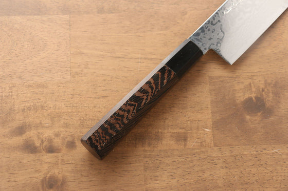 Sakai Takayuki Galaxy ZA-18 Damascus Nakiri 165mm with Wenge Handle - Seisuke Knife