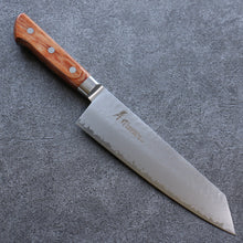  Sakai Takayuki VG5 Hammered Kiritsuke Gyuto 190mm Brown Pakka wood Handle - Seisuke Knife