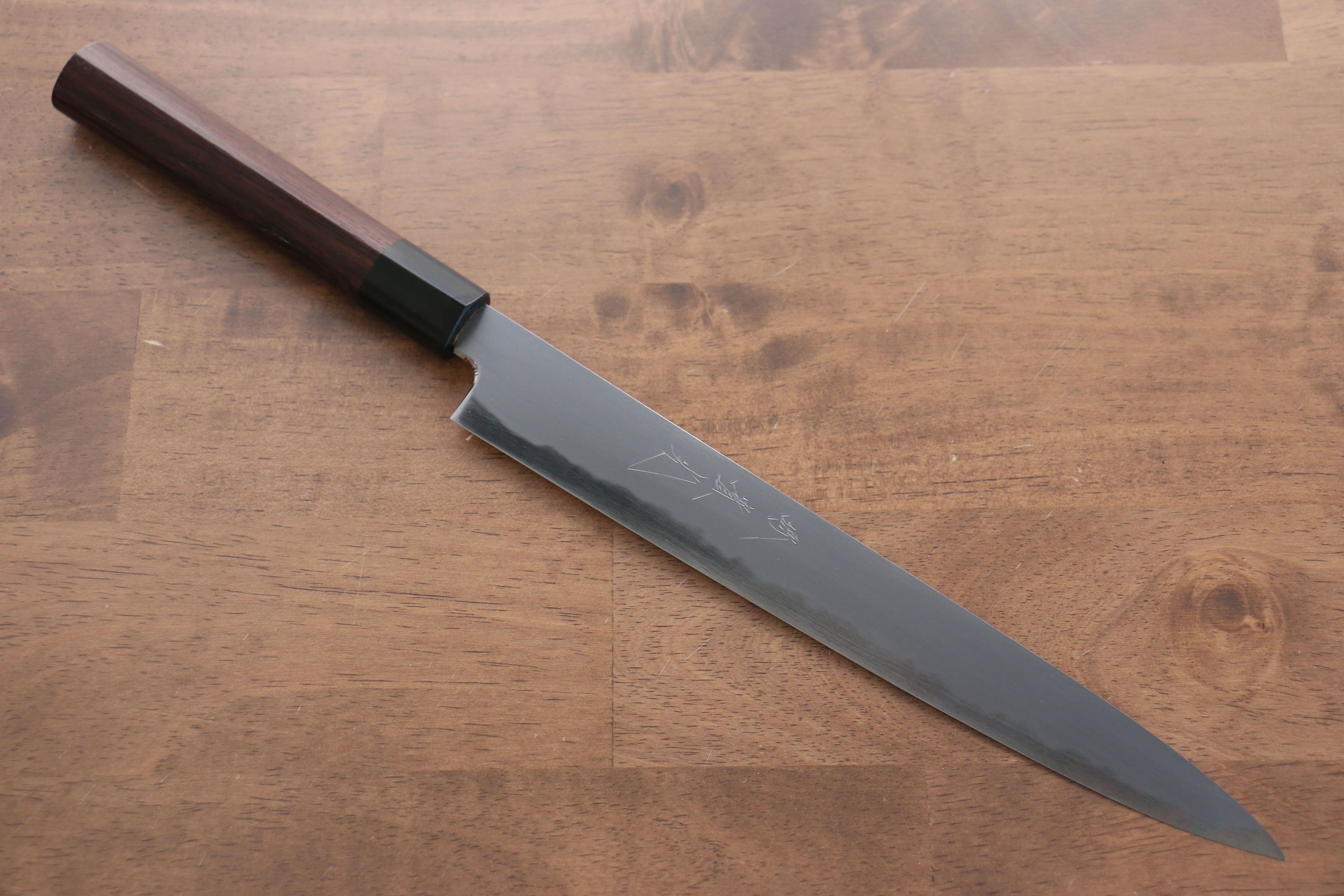 Jikko White Steel No.2 Sujihiki  240mm Shitan Handle - Seisuke Knife