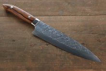  Takeshi Saji SRS13 Hammered Gyuto 210mm Ironwood Handle - Seisuke Knife