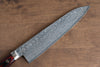 Yoshimi Kato VG10 Nickel Damascus Gyuto Japanese Chef Knife 210mm - Seisuke Knife