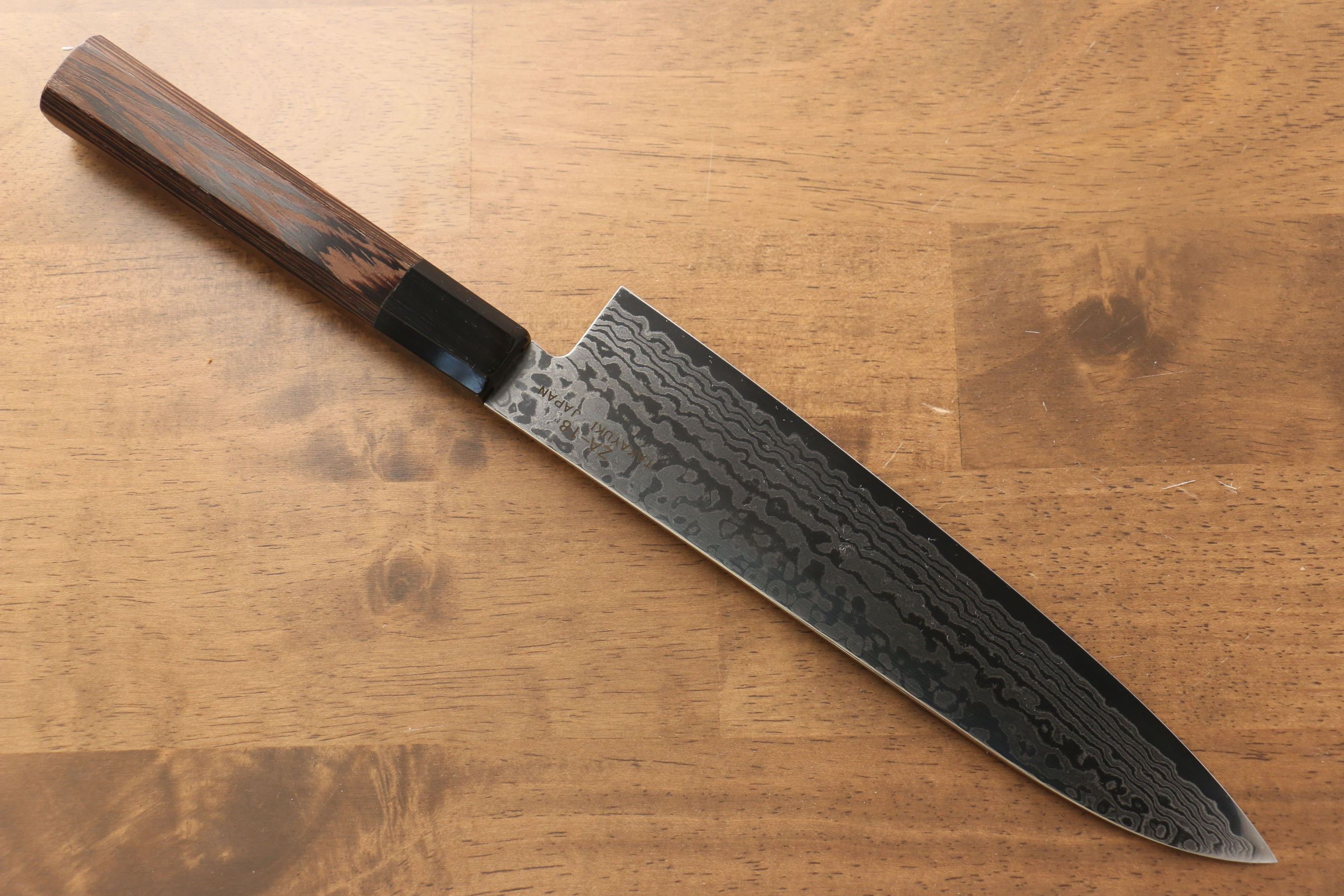 Sakai Takayuki Galaxy ZA-18 Damascus Gyuto 210mm with Wenge Handle - Seisuke Knife