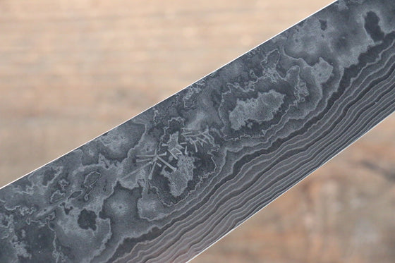 Takeshi Saji Coreless Diamond Finish Damascus Kiritsuke Gyuto 180mm Ironwood Handle - Seisuke Knife