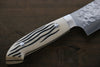 Takeshi Saji SRS13 Hammered Gyuto 210mm Cow Bone Handle - Seisuke Knife - Slide 5