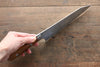 Takeshi Saji Coreless Diamond Finish Damascus Kiritsuke Gyuto 180mm Ironwood Handle - Seisuke Knife - Slide 8