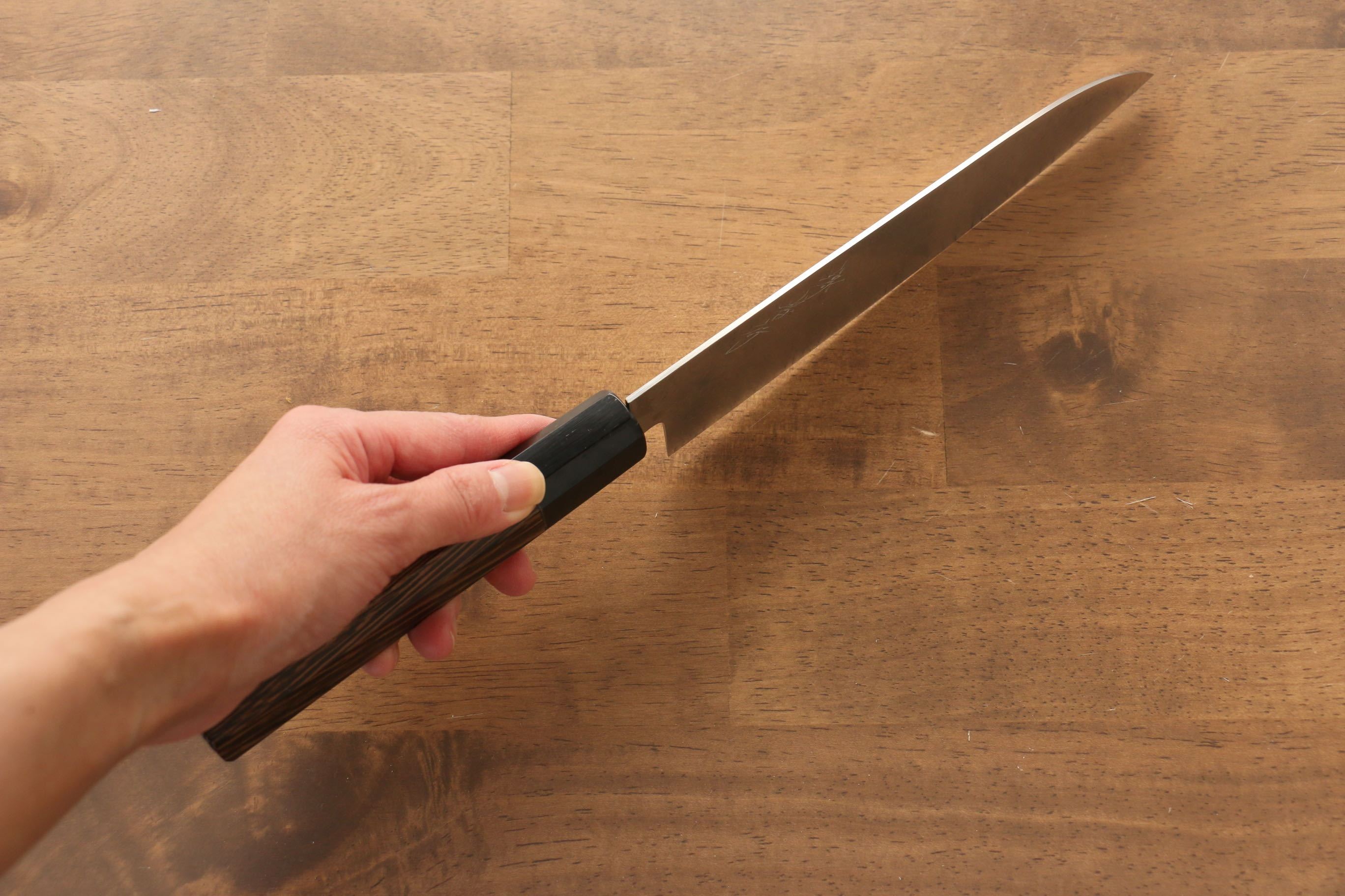 Sakai Takayuki Galaxy ZA-18 Damascus Santoku 180mm with Wenge Handle - Seisuke Knife