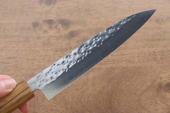 Yu Kurosaki Senko SG2 Hammered Petty-Utility 150mm Live oak Lacquered Handle - Seisuke Knife