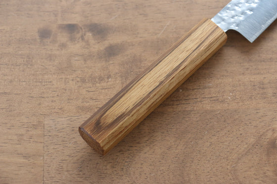 Yu Kurosaki Senko SG2 Hammered Petty-Utility 150mm Live oak Lacquered Handle - Seisuke Knife