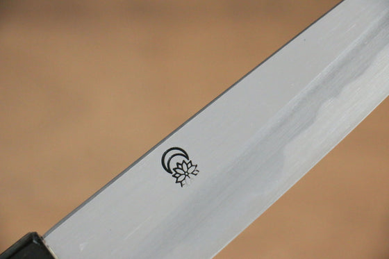 Kikuzuki White Steel No.2 Kasumitogi Kiritsuke Petty-Utility 135mm Magnolia Handle - Seisuke Knife