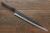 Yu Kurosaki Blue Super Clad Kurouchi Sujihiki Japanese Chef Knife 300mm - Seisuke Knife