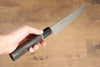 Seisuke Swedish Steel-stn Santoku 180mm Burned Chestnuts Handle - Seisuke Knife - Slide 7