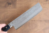 Kunihira Sairyu VG10 Damascus Usuba 165mm Navy blue Pakka wood Handle - Seisuke Knife - Slide 4