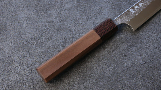 Yoshimi Kato Minamo SG2 Hammered Petty-Utility 150mm Walnut Handle - Seisuke Knife
