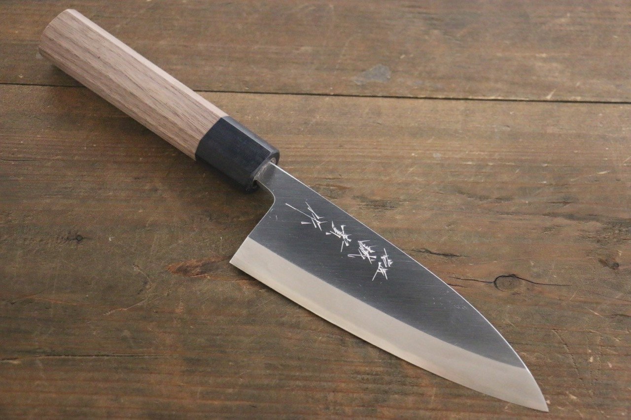 Shigeki Tanaka Silver Steel No.3 Deba 150mm Walnut Handle - Seisuke Knife