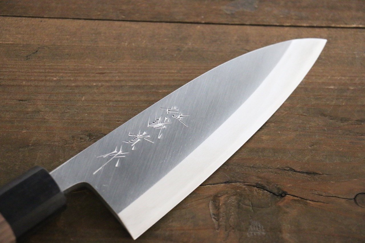 Shigeki Tanaka Silver Steel No.3 Deba 150mm Walnut Handle - Seisuke Knife