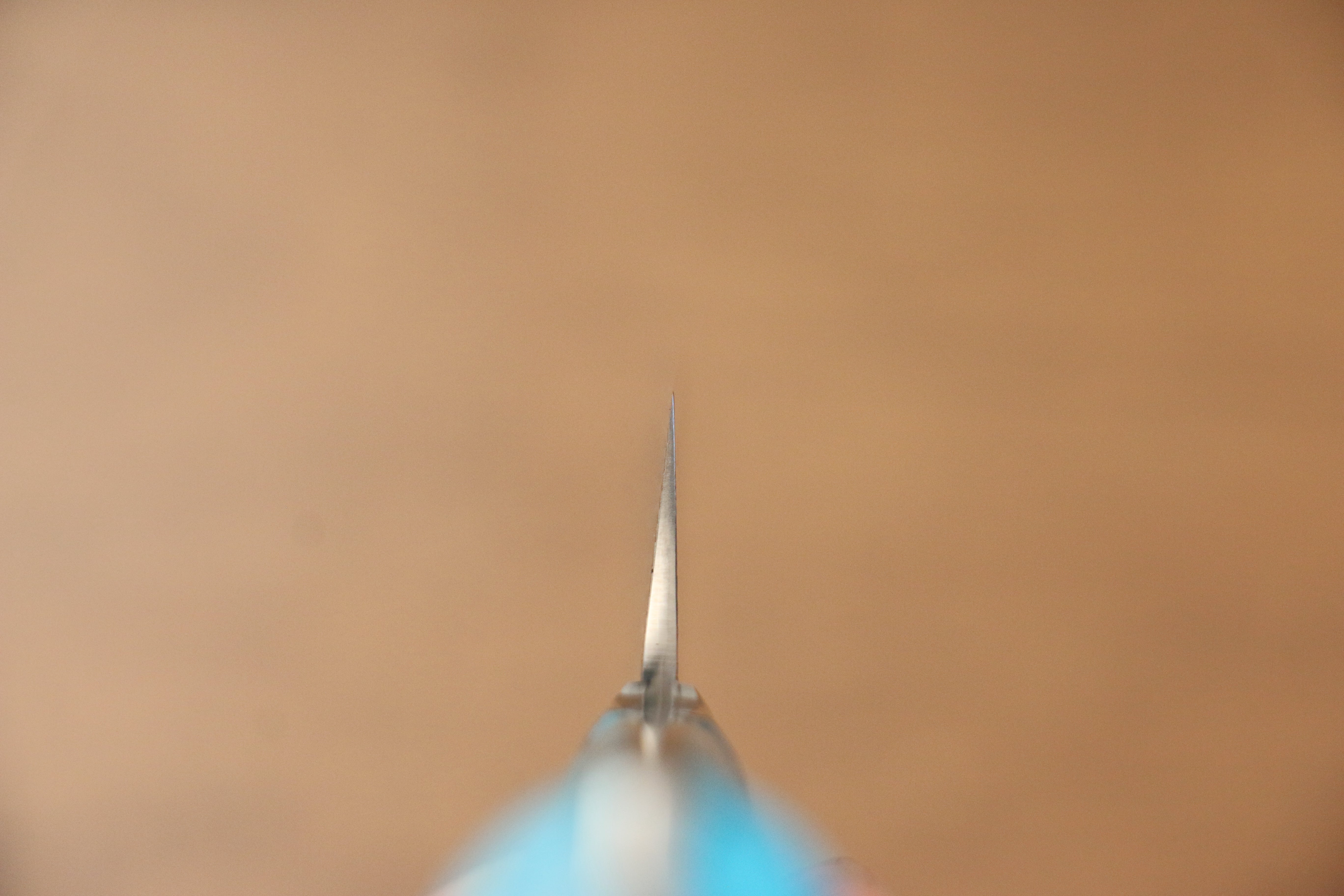 Takeshi Saji SG2 Diamond Finish Petty-Utility 150mm Blue Turquoise Handle - Seisuke Knife
