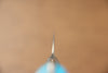 Takeshi Saji SG2 Diamond Finish Petty-Utility 150mm Blue Turquoise Handle - Seisuke Knife - Slide 10