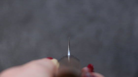 Yoshimi Kato Minamo SG2 Hammered Petty-Utility 150mm Walnut Handle - Seisuke Knife
