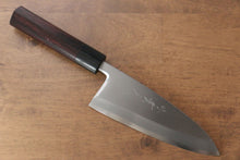  Jikko Silver Steel No.3 Deba  150mm Shitan Handle - Seisuke Knife