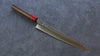 Yoshimi Kato Minamo SG2 Hammered Sujihiki 270mm with Shitan & Red Pakka wood Handle - Seisuke Knife - Slide 1