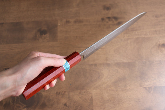 Yu Kurosaki Senko SG2 Hammered Gyuto 210mm Padoauk(ferrule: Turquoise) Handle - Seisuke Knife