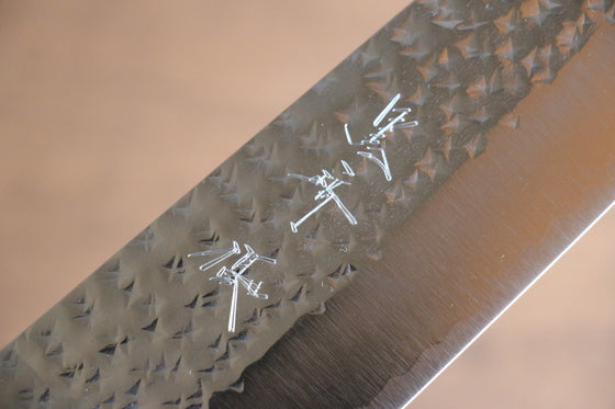Yu Kurosaki Senko SG2 Hammered Gyuto 210mm Olive tree(ferrule: Turquoise) Handle - Seisuke Knife