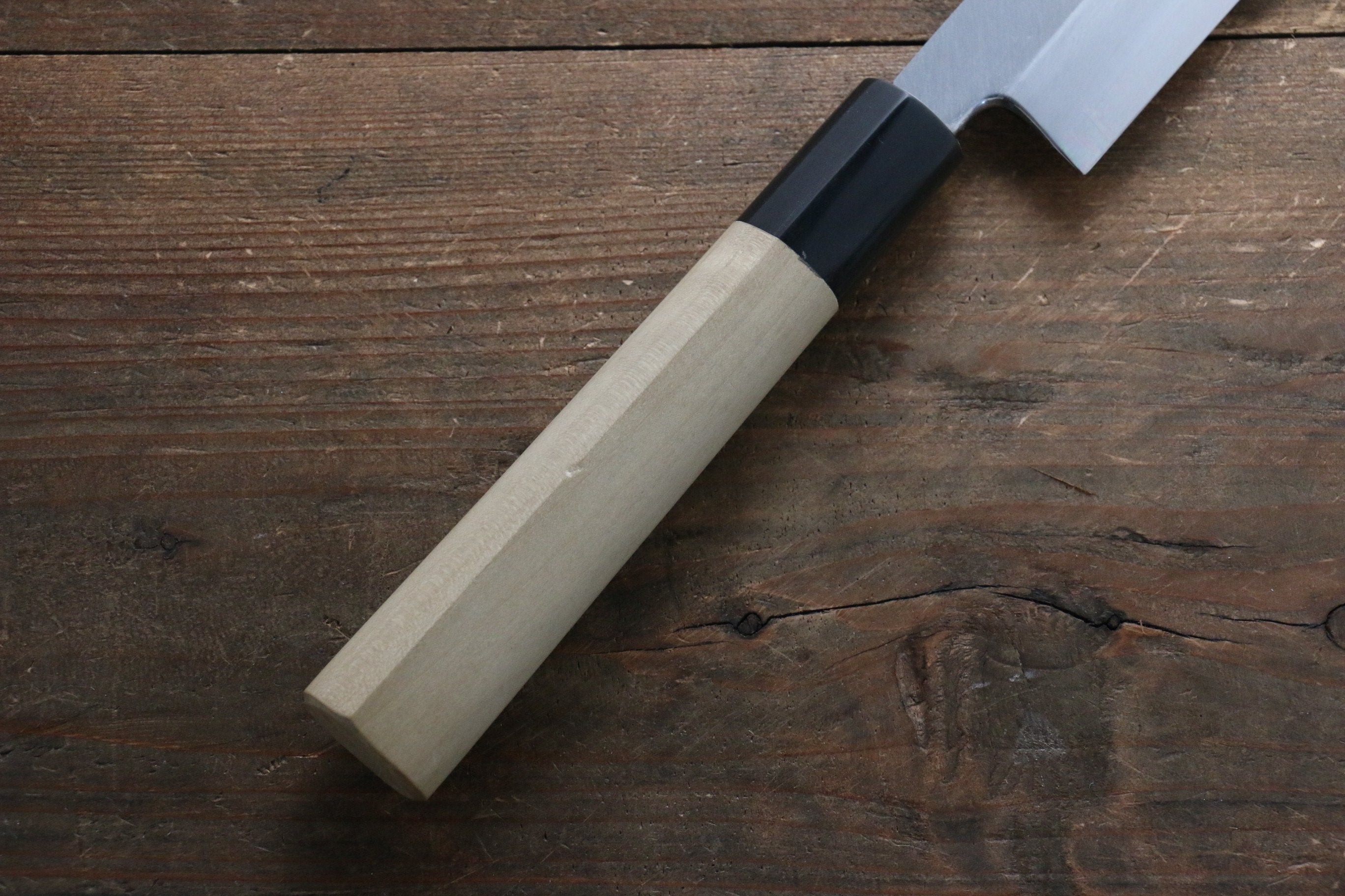 Seisuke Molybdenum Kasumitogi Yanagiba Magnolia Handle - Seisuke Knife