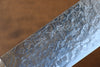 Takeshi Saji SG2 Diamond Finish Nakiri 170mm Blue Turquoise Handle - Seisuke Knife - Slide 4