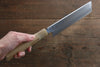 Masamoto Hongasumi White Steel No.2 Kakugata Usuba 180mm Magnolia Handle - Seisuke Knife