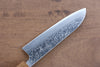 Anryu VG10 Migaki Finished Damascus Santoku  165mm Oak Handle - Seisuke Knife