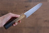 Anryu VG10 Migaki Finished Damascus Santoku  165mm Oak Handle - Seisuke Knife