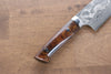 Takeshi Saji VG10 Black Damascus Bunka 180mm Ironwood Handle - Seisuke Knife - Slide 6