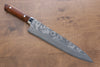 Takeshi Saji VG10 Black Damascus Gyuto 240mm Ironwood Handle - Seisuke Knife - Slide 1