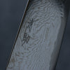 Seisuke Nami AUS10 Mirrored Finish Damascus Santoku 180mm Brown Pakka wood Handle - Seisuke Knife