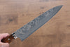 Takeshi Saji VG10 Black Damascus Gyuto 240mm Ironwood Handle - Seisuke Knife - Slide 4