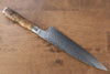 Takeshi Saji SG2 Hammered(Maru) Gyuto 210mm Chinese Quince Handle - Seisuke Knife - Slide 2